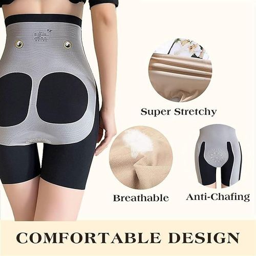 Short Gainant Taille Haute Pour Femme, Minceur, Contrôle Abdominal Et Levage Des Fesses, Xxl thumbnail 3