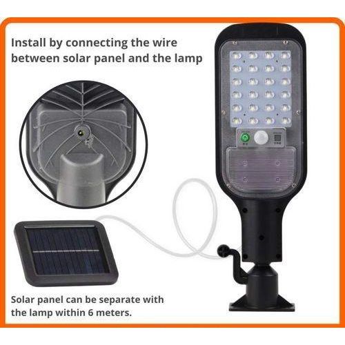 Projecteur Solaire Led Extérieur Avec Détecteur De Mouvement Et Télécommande, Luminaire Extérieur Intelligent Pour Jardin