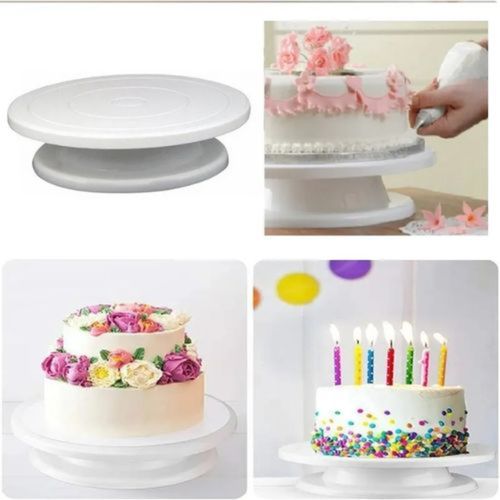 Support À Gâteau Rotatif Professionnel Pour La Décoration De Gâteau En Plastique