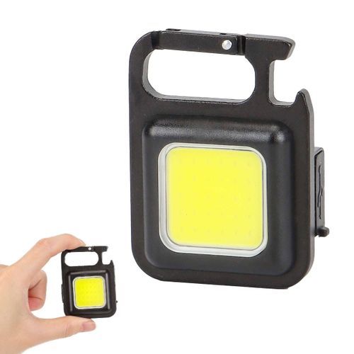 Mini Lampe De Poche Porte-clés, Led Rechargeable Portable Avec Crochet, 4 Modes