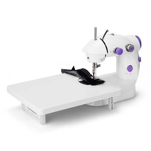 Machine À Coudre Électrique Miniature Avec Double Fil, 2 Vitesses, Pédale Et Table Amovible thumbnail 4