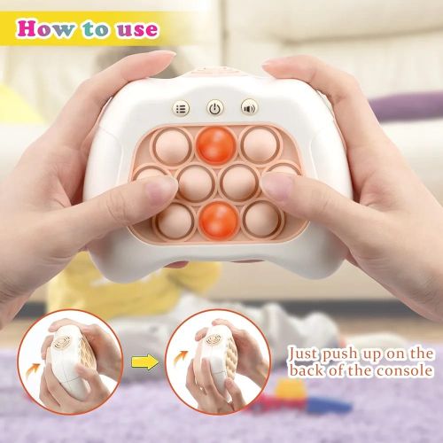Jeu Électronique Portable Pop It, Jouet À Bulles Interactif Pour Enfants, Adulte thumbnail 3