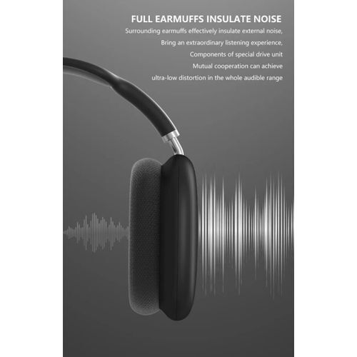 Casque Bluetooth Sans Fil, Stéréo Avec Microphone Supra-auriculaire, Lecteur Mp3, Aux thumbnail 4