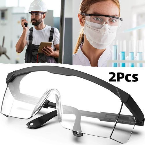 2 Lunettes De Sécurité Dextérieur Pour Le Travail ,protection Des Yeux,anti-projection