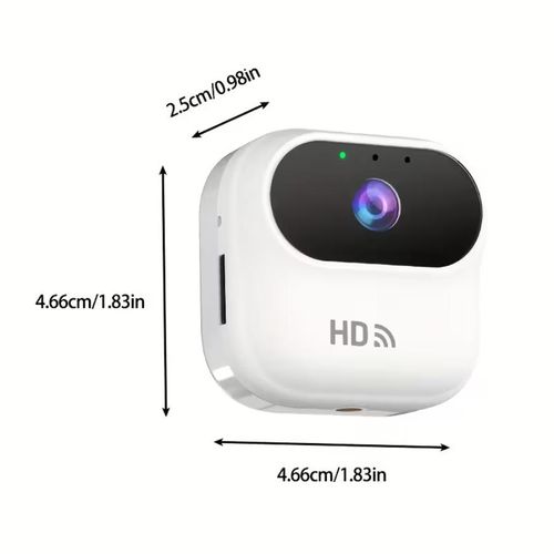 Mini Caméra Wifi Hd 1080p, Caméra De Surveillance Sans Fil Avec Détection De Mouvement Et Vision Nocturne thumbnail 4
