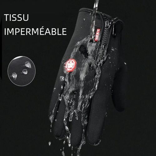 Gants De Vélo, Imperméable Coupe-vent Anti-dérapant Écran Tactile thumbnail 4