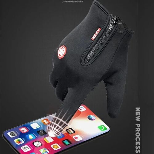 Gants De Vélo, Imperméable Coupe-vent Anti-dérapant Écran Tactile thumbnail 3