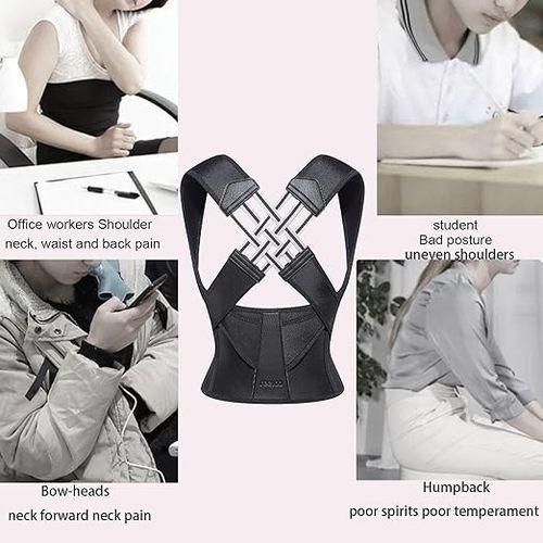 Ceinture De Posture Réglable Unisexe- Correcteur De Posture Pour Le Dos, Cou Et Épaules- Xxl
