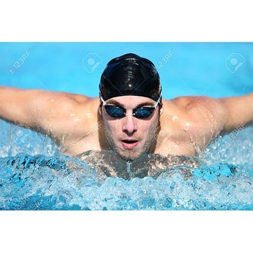 Bonnet De Natation Élastique En Silicone