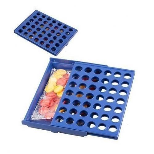 Connect 4 Portable, Jeu De Puzzle Amusant Et Éducatif Pour Enfants thumbnail 3