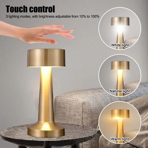 Lampe De Table Led Sans Fil Avec Capteur Tactile