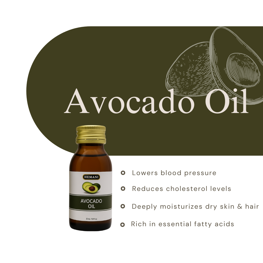 Huile Davocat Naturel- Riche En Oméga 9, Vitamines Et Minéraux - 30 Ml