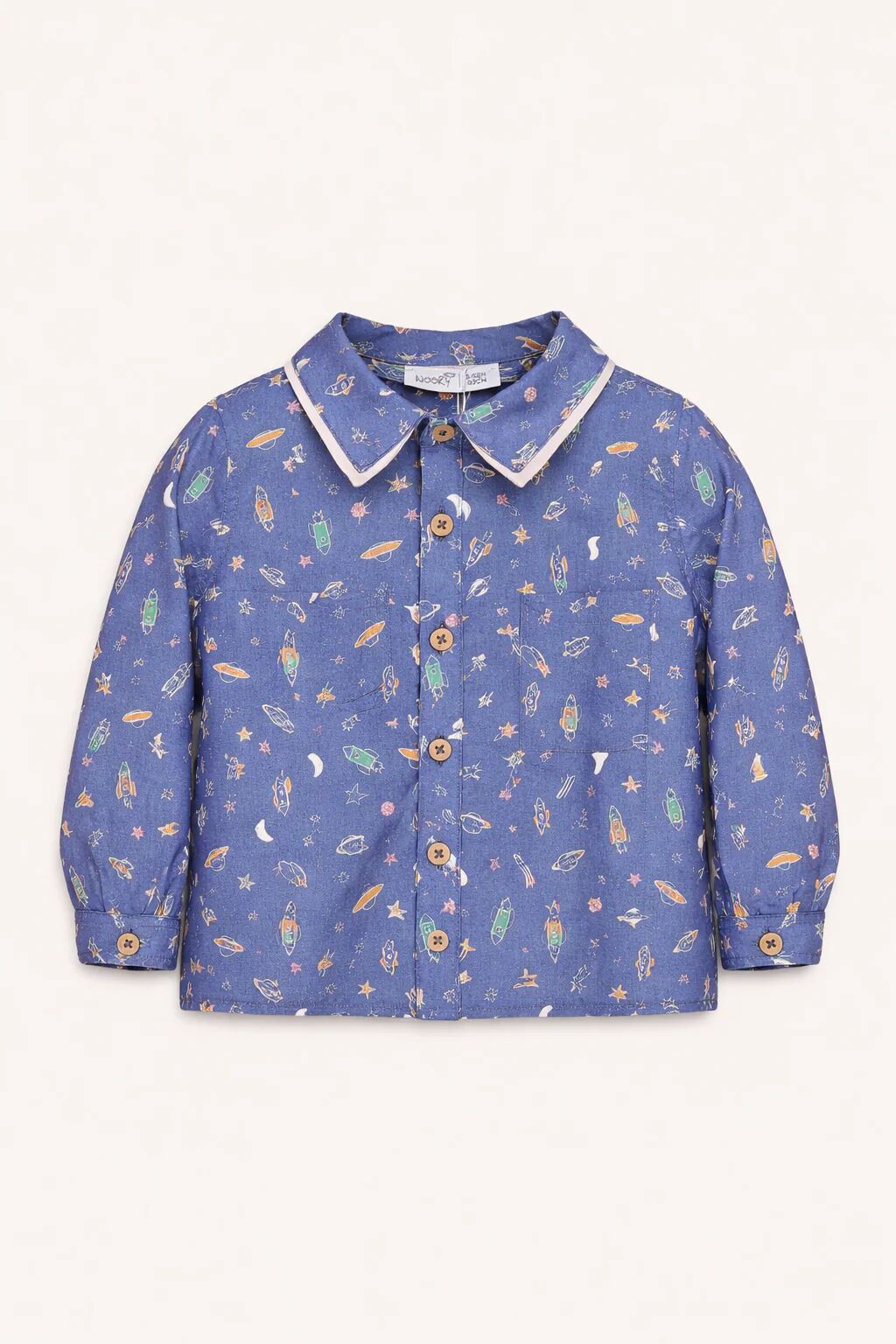 Chemise Bébé Garçon À Motif Espace – Douceur & Imagination
