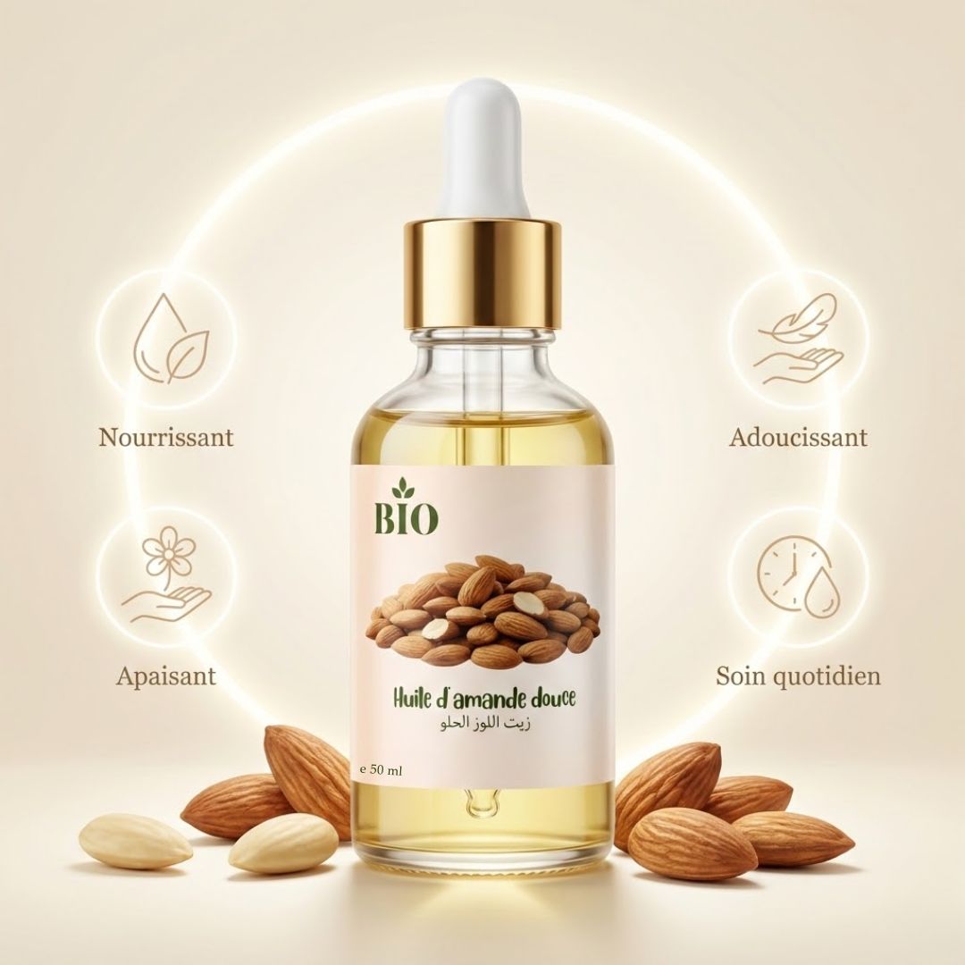 Huile de Amande Douce   cosmétique bio naturel