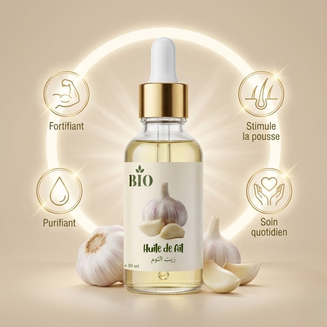 Huile de Ail   cosmétique naturel pur