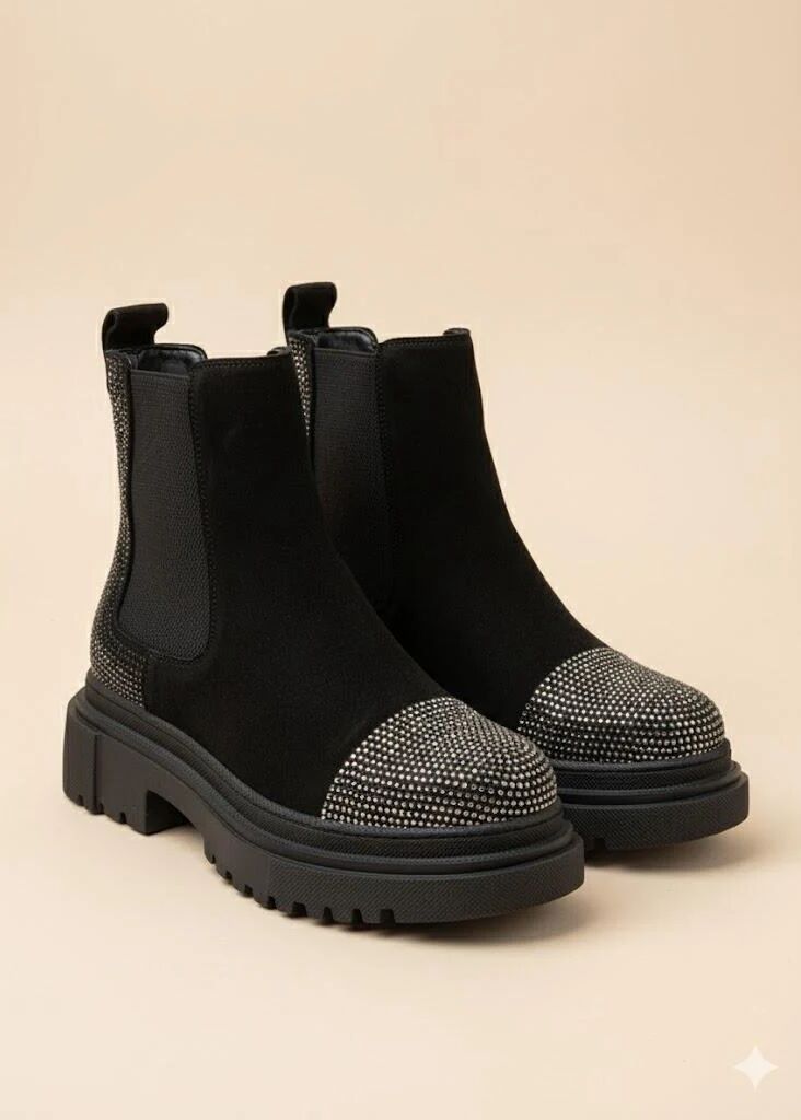 Bottines Chelsea À Strass thumbnail 1