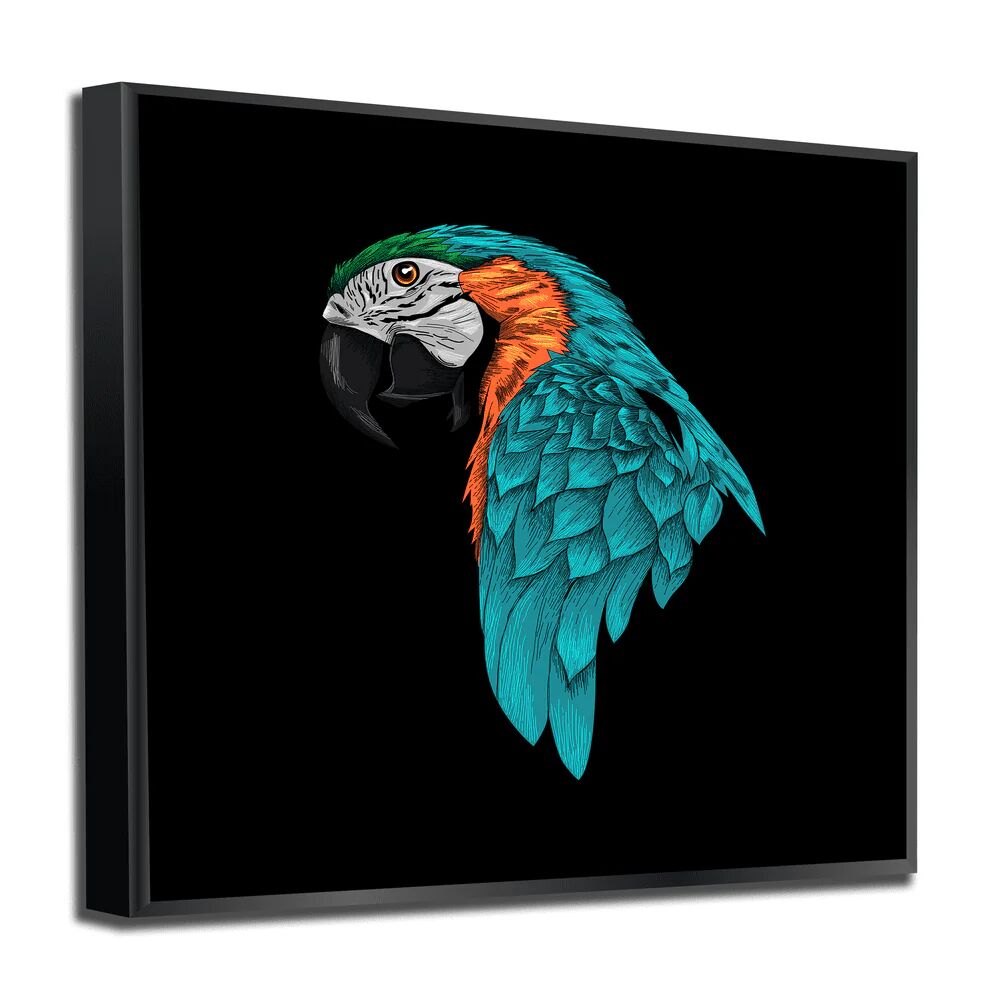 Tableau Parrot Splash – Évasion Naturelle