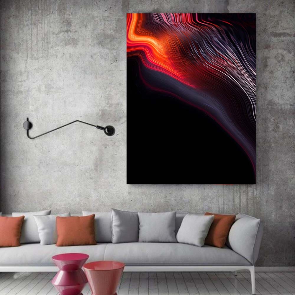 Tableau Dark Abstraction – Art Abstrait