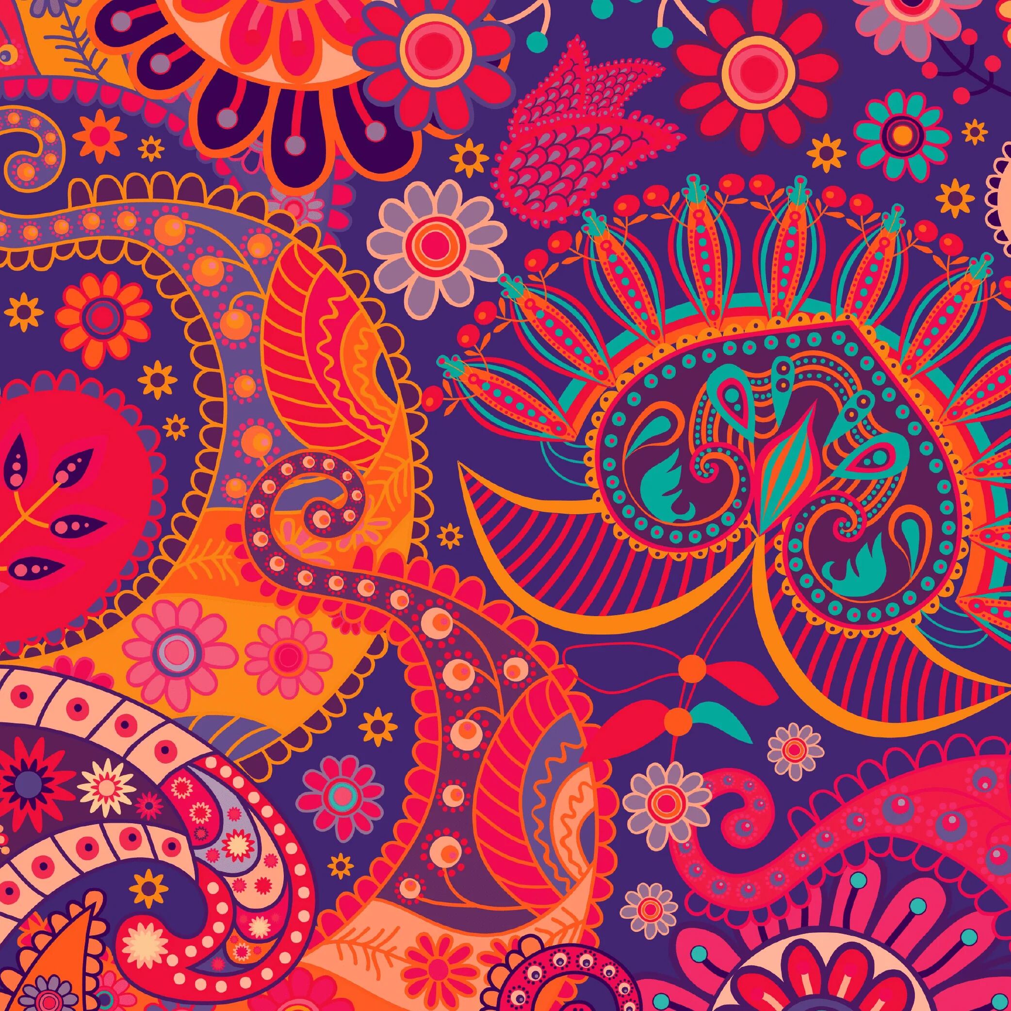 Tableau Vivid Mosaic – Art Floral thumbnail 2