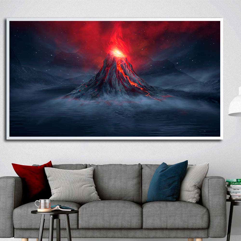 Tableau Volcanic Fury – Évasion Naturelle