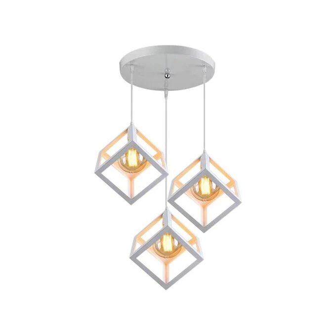 Suspension Cubic – Style Industriel