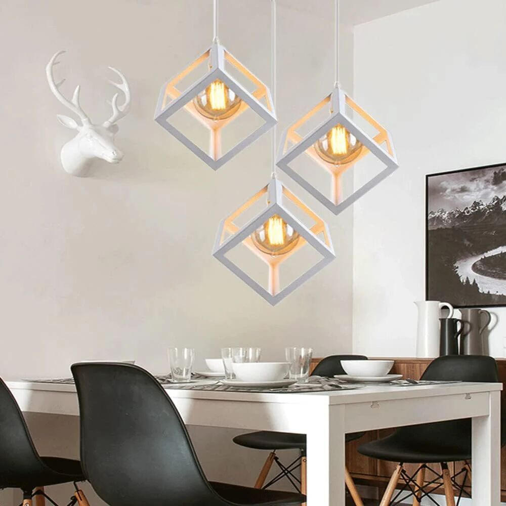 Suspension Cubic – Style Industriel