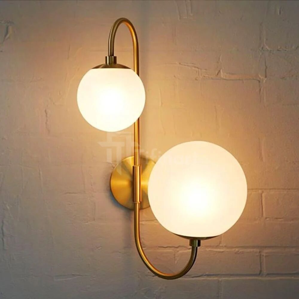 Applique Frost – 2 Globes Opalin