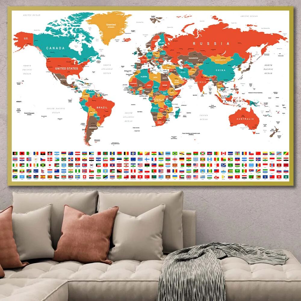 Tableau Global Heritage – Carte Du Monde thumbnail 4