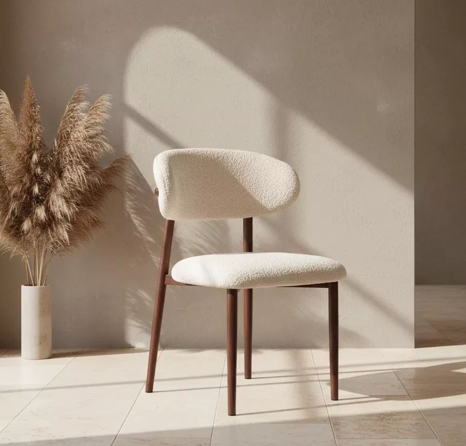 Amandine Chaise De Salle A Manger - Blanc thumbnail 1