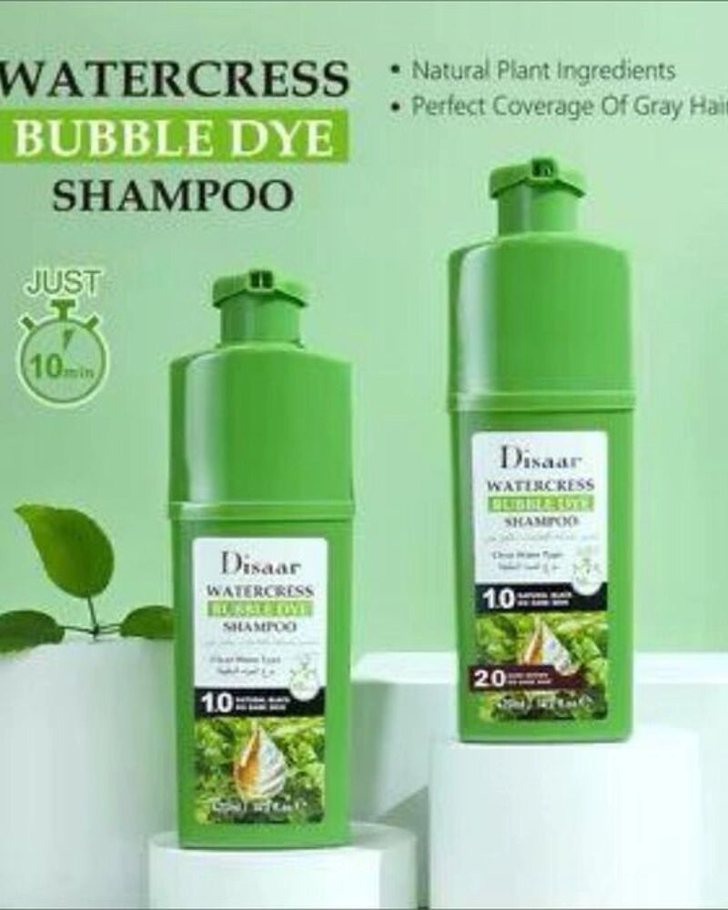 Shampoing Colorant Naturel Aux Herbes – Couvre 100% Des Cheveux Blancs