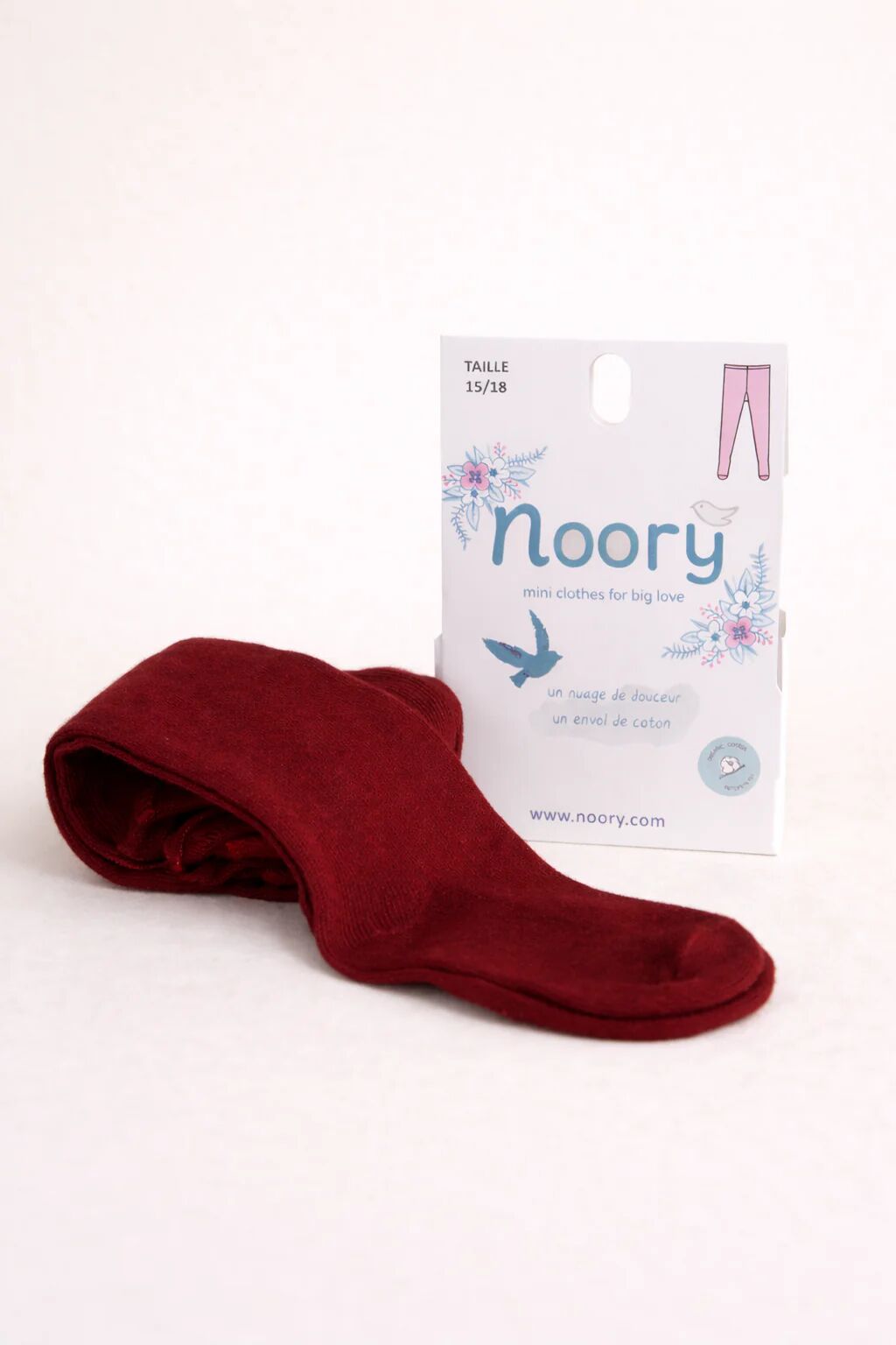 Collant Enfant En Coton Organic Confort & Élégance – Bordeaux