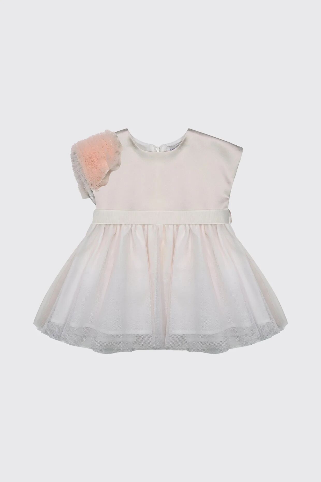 Robe Cérémonie En Satin Et Tulle