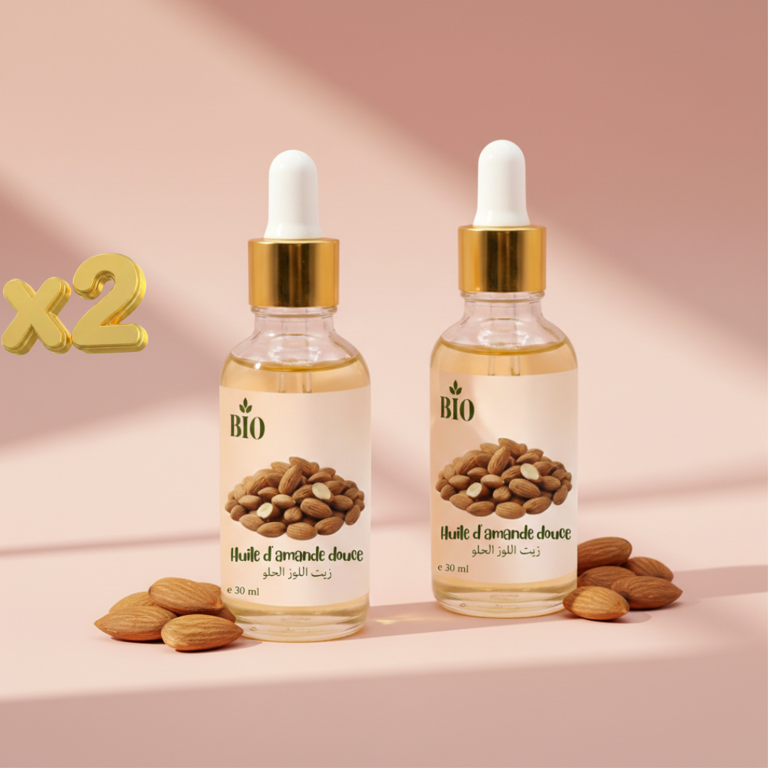 Pack Huile De Amande Douce 30 Ml 100% Naturel