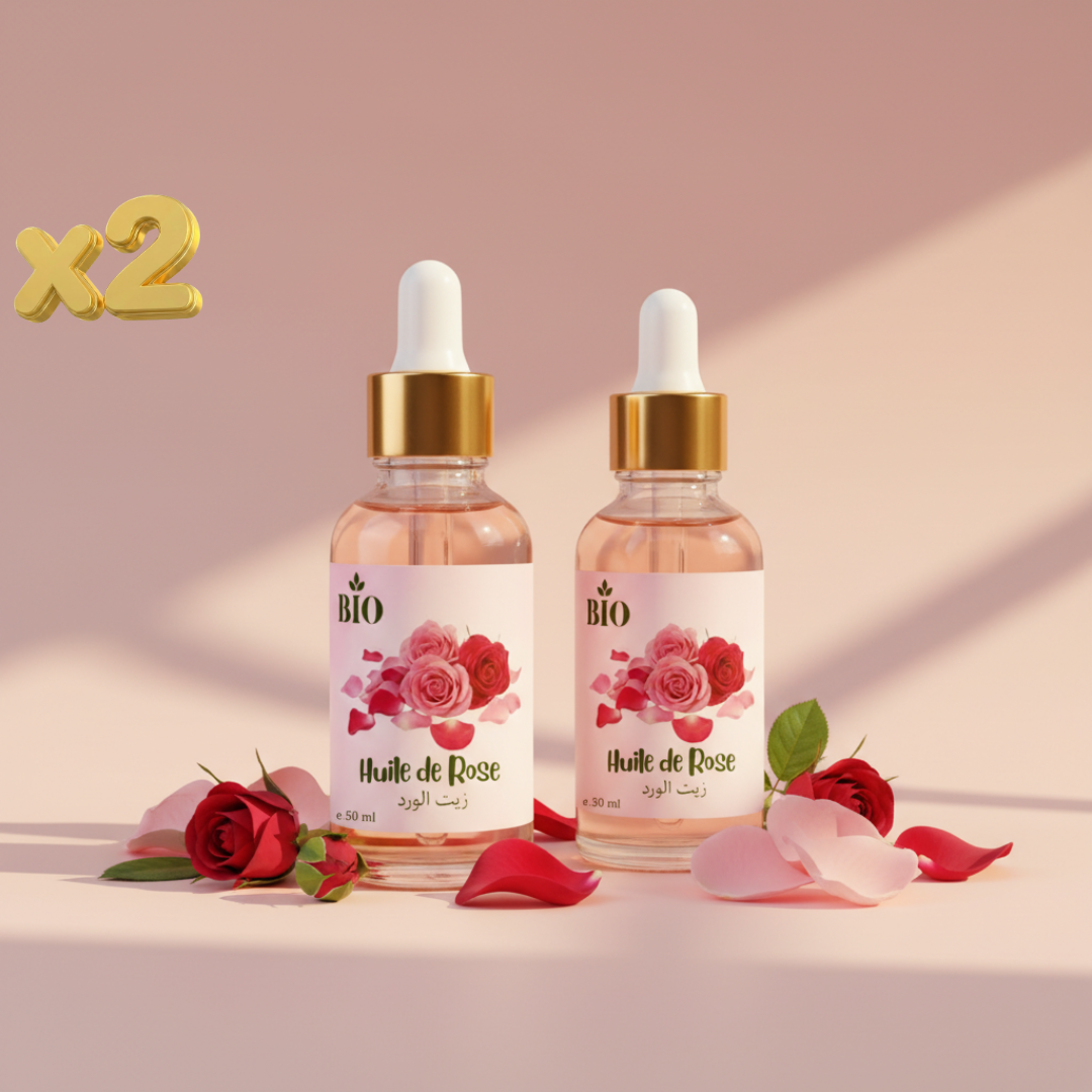 Pack Huile De Rose 50 Ml Soin Naturel Sublimateur