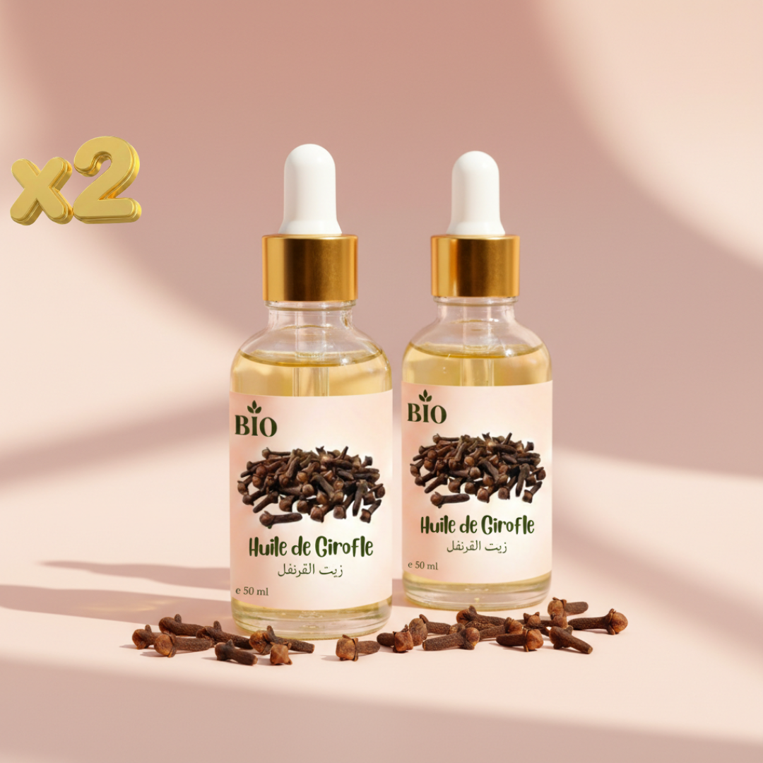 Pack Huile De Girofle 50 Ml Pure Et Bio Naturelle
