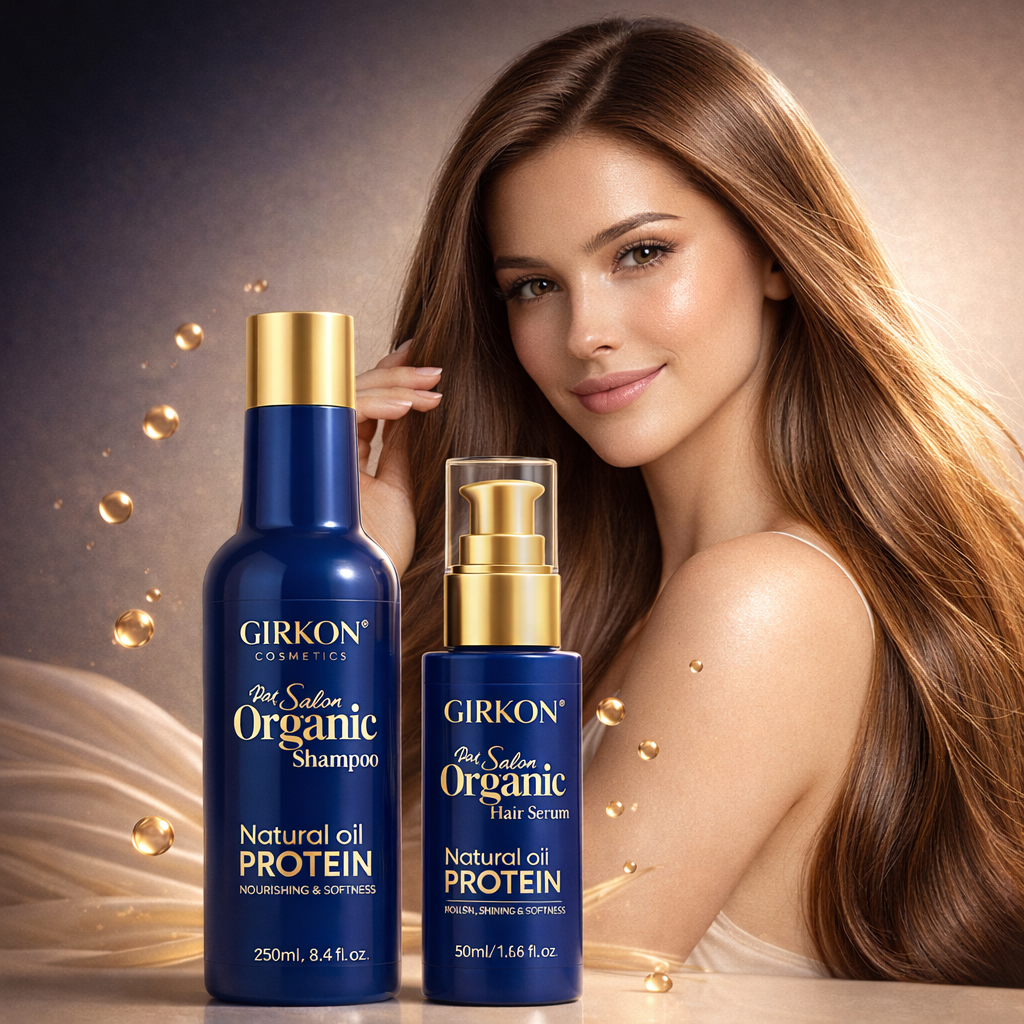 Organic Natural Oil Protein – Shampooing 250ml + Sérum Capillaire 50ml