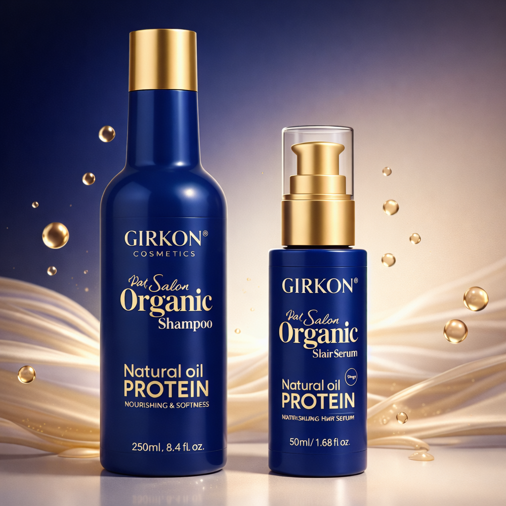 Organic Natural Oil Protein – Shampooing 250ml + Sérum Capillaire 50ml