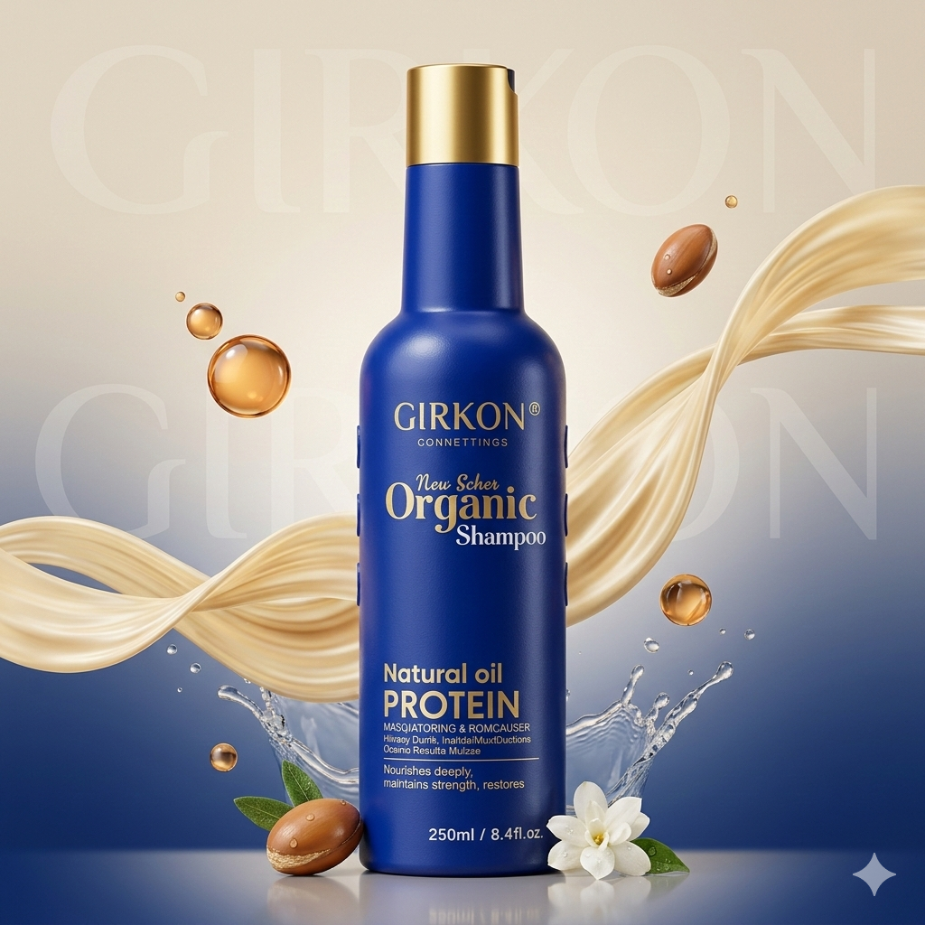 Organic Shampooing Protéiné À L’huile Naturelle – 250ml