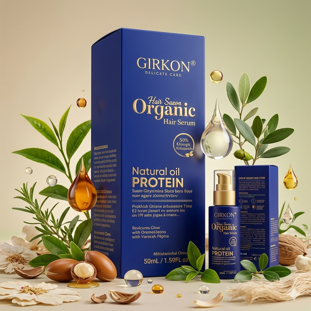 Sérum Capillaire Organic Protein À L’huile Naturelle – Soin Nourrissant & Brillance Intense 50ml