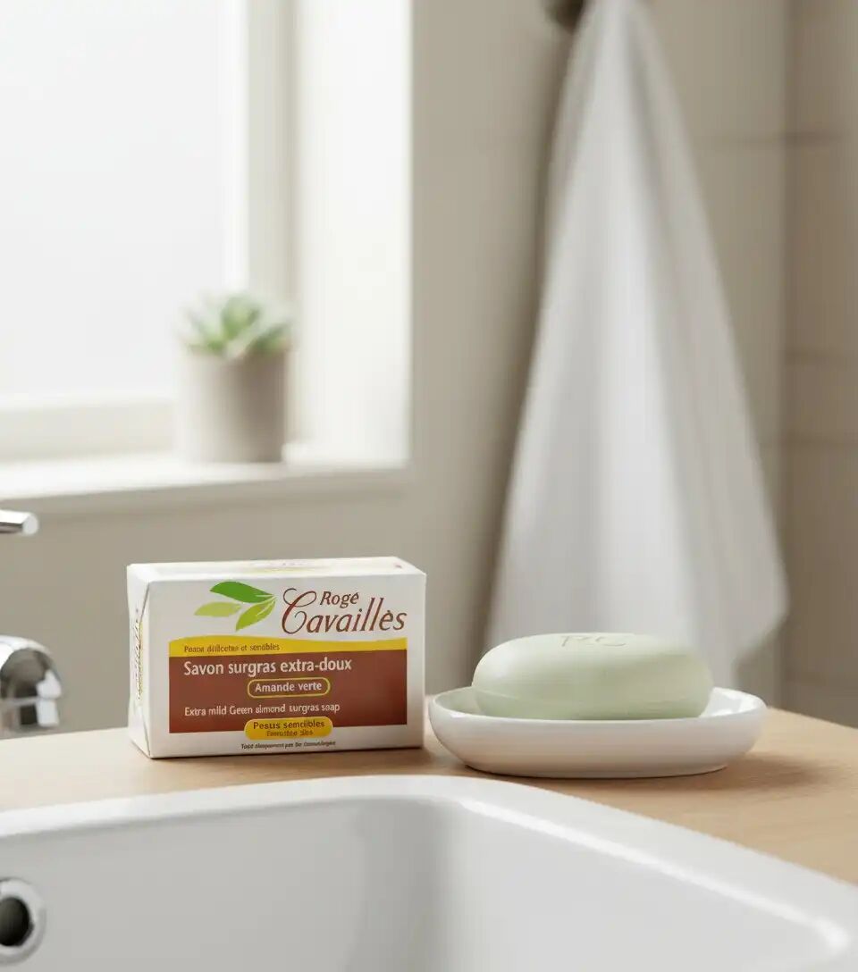 Roge Cavailles Rogé Cavaillès Savon Surgras Extra Doux Amande Verte - 3+1*250g Pack