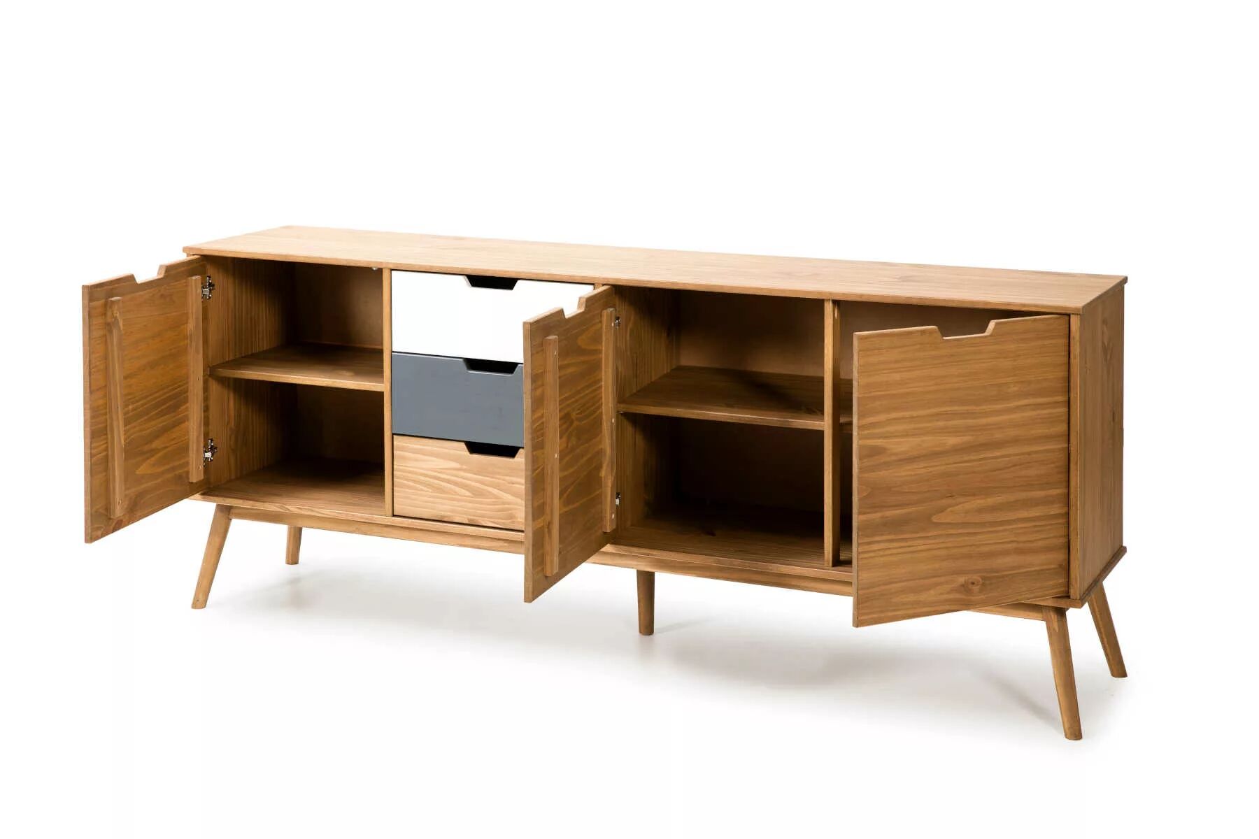 Cusco Buffet Avec 3 Portes Et 3 Tiroirs 171 Cm thumbnail 3