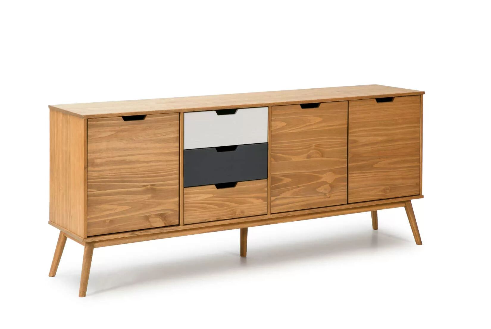 Cusco Buffet Avec 3 Portes Et 3 Tiroirs 171 Cm