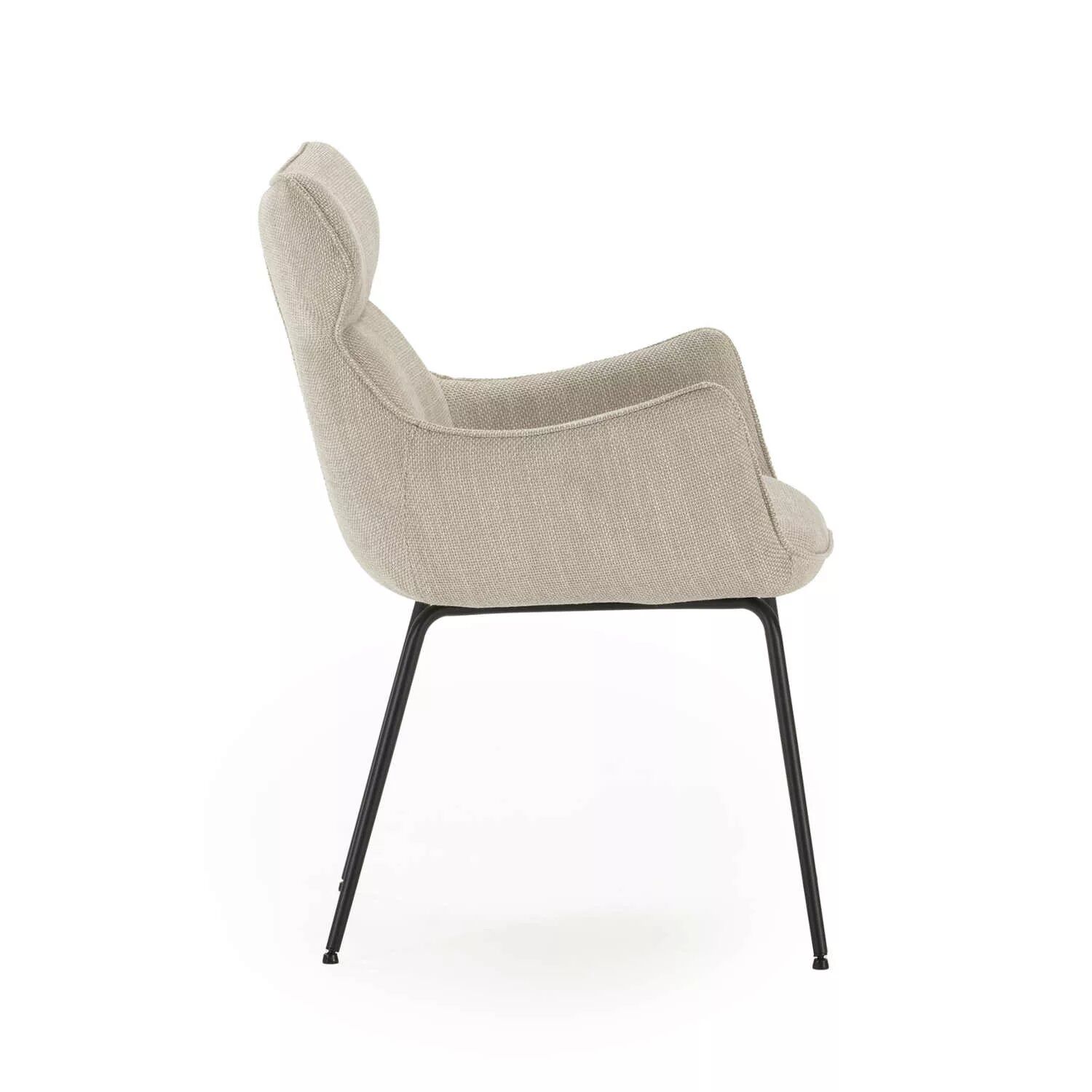 Dara Chaise De Salle A Manger - Beige thumbnail 4