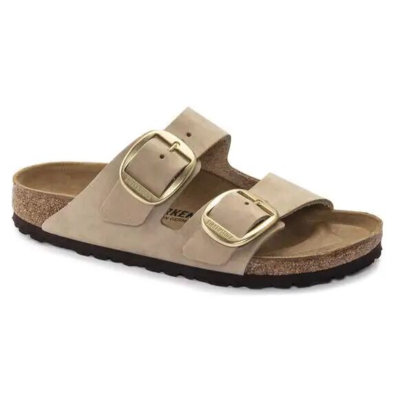 Arizona Big Buckle Nubuck Leather Sandcastle Narrow