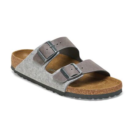 Arizona Natural Leather, Wool Felt Light Gray Regular