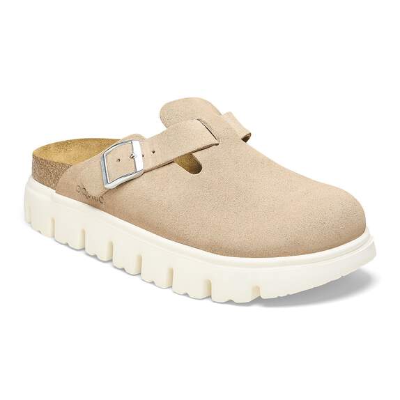 Boston Chunky Suede Leather Warm Sand Narrow
