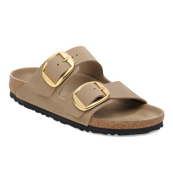 Arizona Big Buckle Oiled Leather Brown Narrow