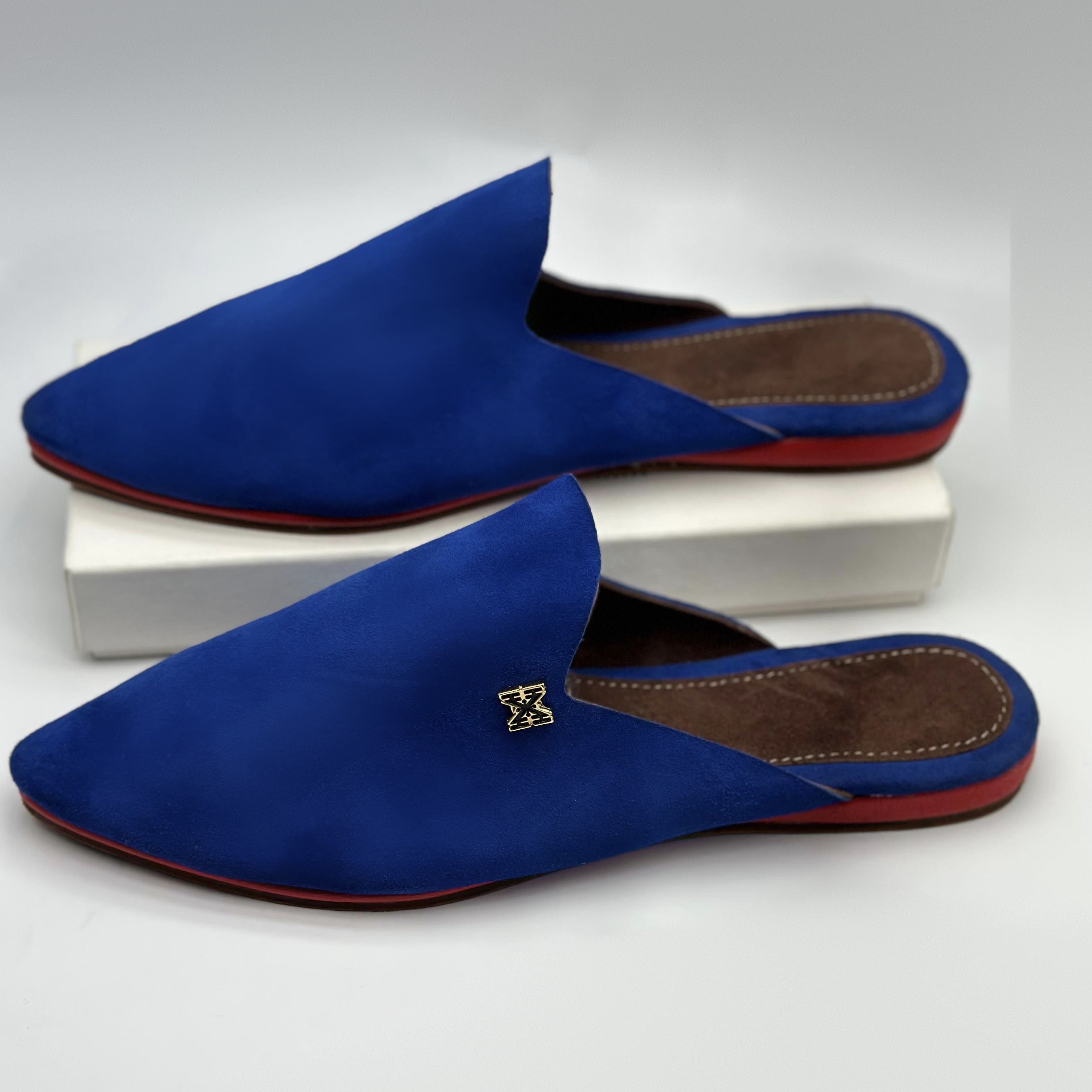 Babouche Femme Bleue Majorelle - Intemporelle