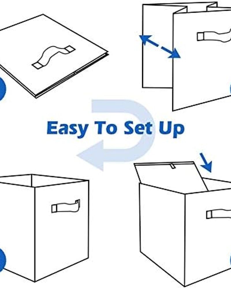 Bacs De Rangement, Cubes De Rangement Pliables thumbnail 4