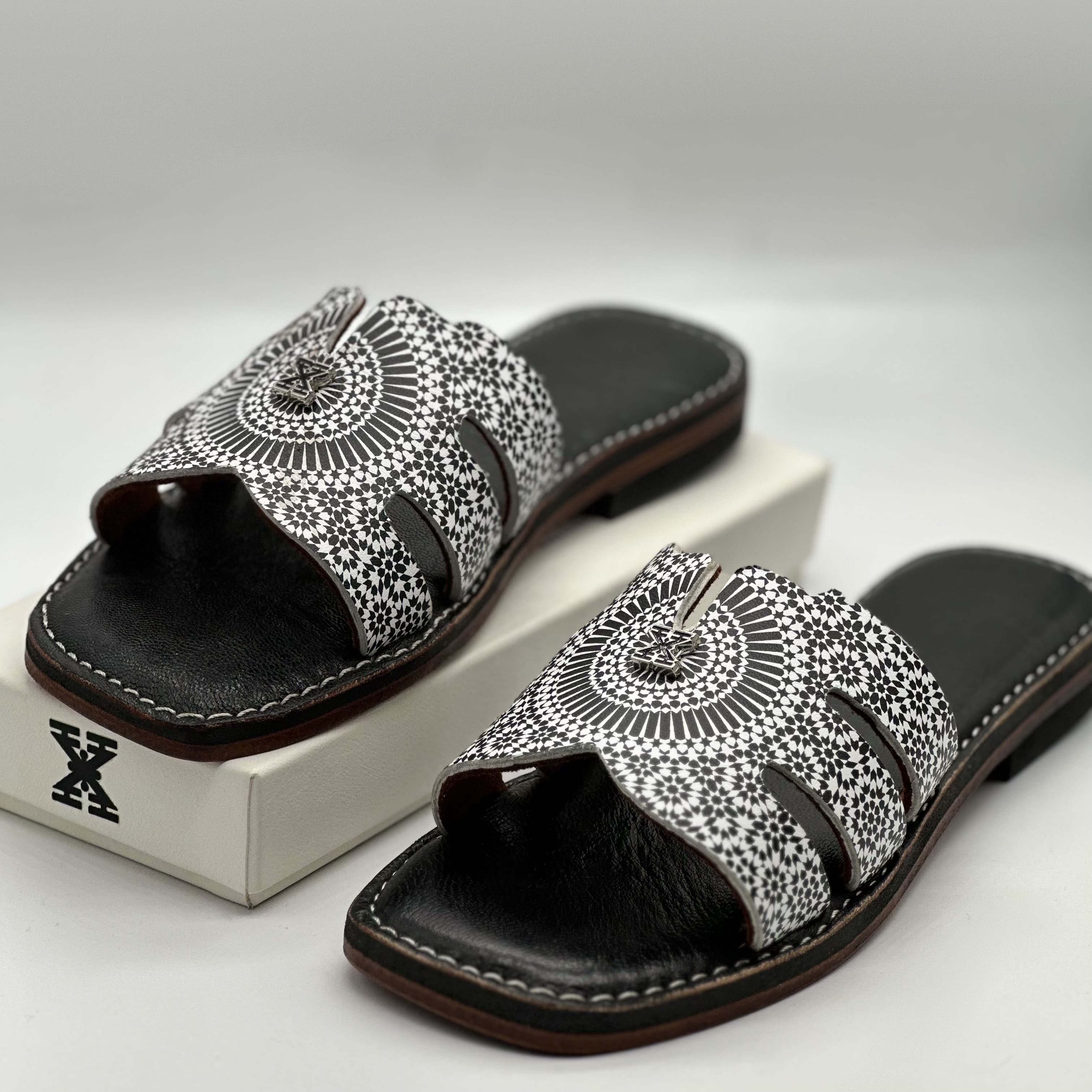 Sandales Black Zellige